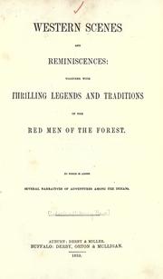Cover of: Western scenes and reminiscences