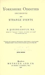 Cover of: Yorkshire oddities, incidents, and strange events. by Sabine Baring-Gould