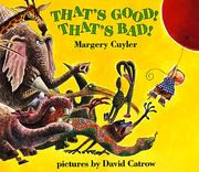 Cover of: That's Good! That's Bad! (An Owlet Book) by Margery Cuyler