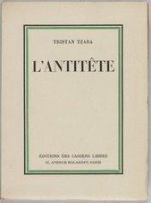 Cover of: L' antitête by Tristan Tzara