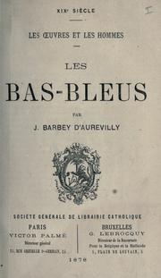 Cover of: bas-bleus.