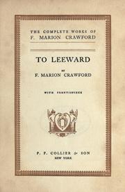 Cover of: The novels of F. Marion Crawford.