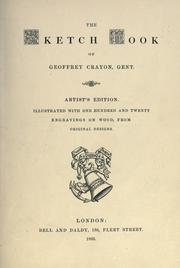 Cover of: The sketch book of Geoffrey Crayon, gent.