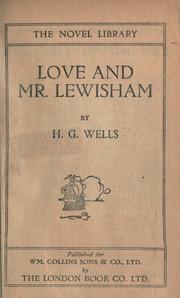 Cover of: Love and Mr. Lewisham.