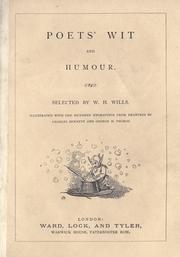 Cover of: Poets' wit and humour by William Henry Wills