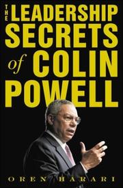 Cover of: The leadership secrets of Colin Powell by Oren Harari