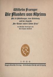 Die Masken von Rheims .. by Wilhelm Fraenger