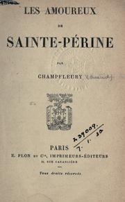 Cover of: amoureux de Sainte-Périne