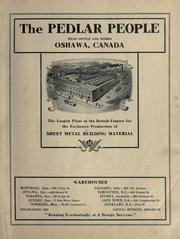 Cover of: The Pedlar People, head office and works, Oshawa, Canada
