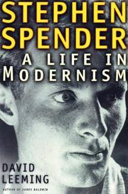 Cover of: Stephen Spender: a life in modernism
