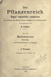 Cover of: Das Pflanzenreich.: Regni vegetabilis conspectus.  Im Auftrage der Königl. preuss.  Akademie der Wissenschaften hrgs. von A. Engler.