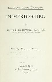 Cover of: Dumfriesshire by Hewison, James King.