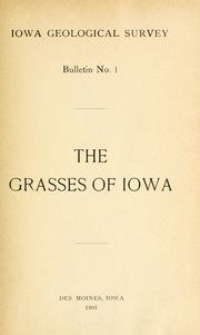 Cover of: The grasses of Iowa