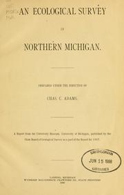 Cover of: An ecological survey in northern Michigan by Adams, Charles C.