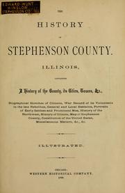 The History of Stephenson County, Illinois by M. H. Tilden