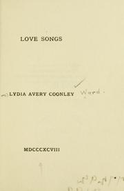 Cover of: Love songs