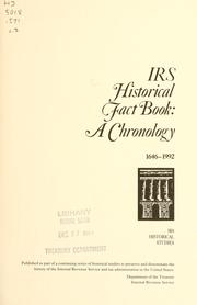 IRS historical fact book