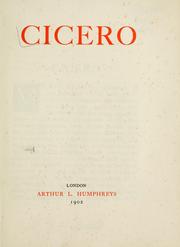 Cover of: De officiis by Cicero