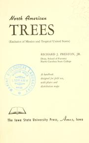 Cover of: North American trees (exclusive of Mexico and tropical United States): A handbook designed for field use