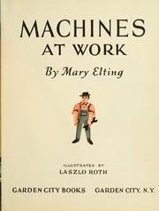 Cover of: Machines at work