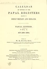 Cover of: Calendar of entries in the Papal registers relating to Great Britain and Ireland by Public Record Office