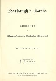 Cover of: Harbaugh's Harfe.: Gedichte in pennsylvanisch-deutscher mundart