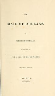 Cover of: The maid of Orleans
