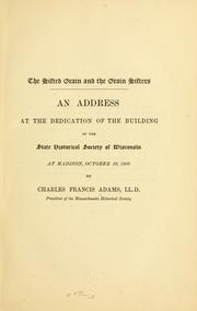 Cover of: The sifted grain and the grain sifters. by Charles Francis Adams Jr.