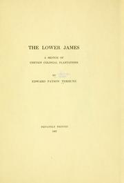 Cover of: The lower James by Edward Payson Terhune