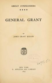 Cover of: General Grant