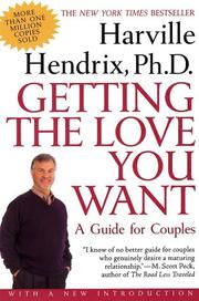 Cover of: Getting the Love You Want by Harville Hendrix