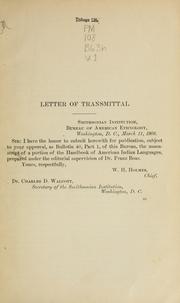 Cover of: Handbook of American Indian languages by Franz Boas