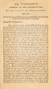 Cover of: Mr. Webster's vindication of the treaty of Washington of 1842: in a speech delivered in the Senate of the United States, on the 6th and 7th of April, 1846.
