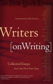 Cover of: Writers on Writing: Collected Essays from The New York Times