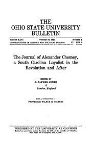 Cover of: The journal of Alexander Chesney by Alexander Chesney