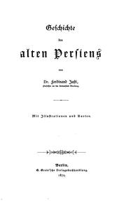 Cover of: Geschichte des alten Persiens
