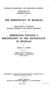 Cover of: The herpetology of Michigan