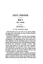 Cover of: God's prisoner: a story.
