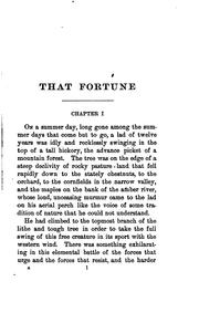 Cover of: That fortune: a novel