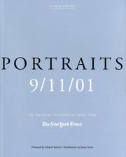 Cover of: Portraits: 9/11/01: The Collected "Portraits of Grief" from The New York Times, Revised Edition
