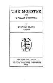 Cover of: The monster and other stories.