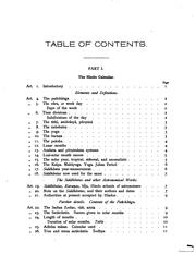 Cover of: The Indian calendar: with tables for the conversion of Hindu and Muhammadan into A.D. dates, and vice versa