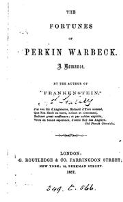 Cover of: The  fortunes of Perkin Warbeck: a romance