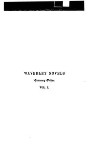 Cover of: Waverley, or, 'Tis sixty years since by Sir Walter Scott