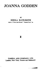 Joanna Godden by Sheila Kaye-Smith
