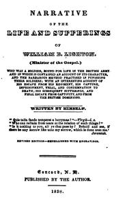 Cover of: Narrative of the life and sufferings of William B. Lighton: containing an interesting and faithful account of his early life ...