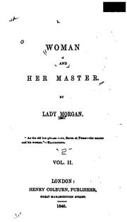 Cover of: Woman and her master