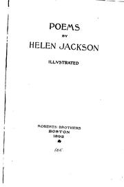 Cover of: Poems. by Helen Hunt Jackson