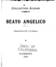 Cover of: Beato Angelico.