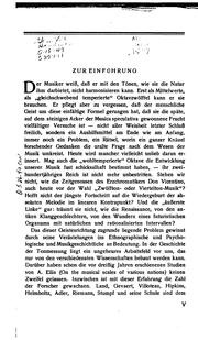 Cover of: Die rationalen und soziologischen Grundlagen der Musik.